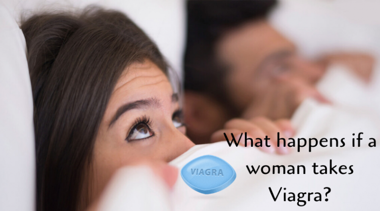 what happens if a woman takes viagra medicine